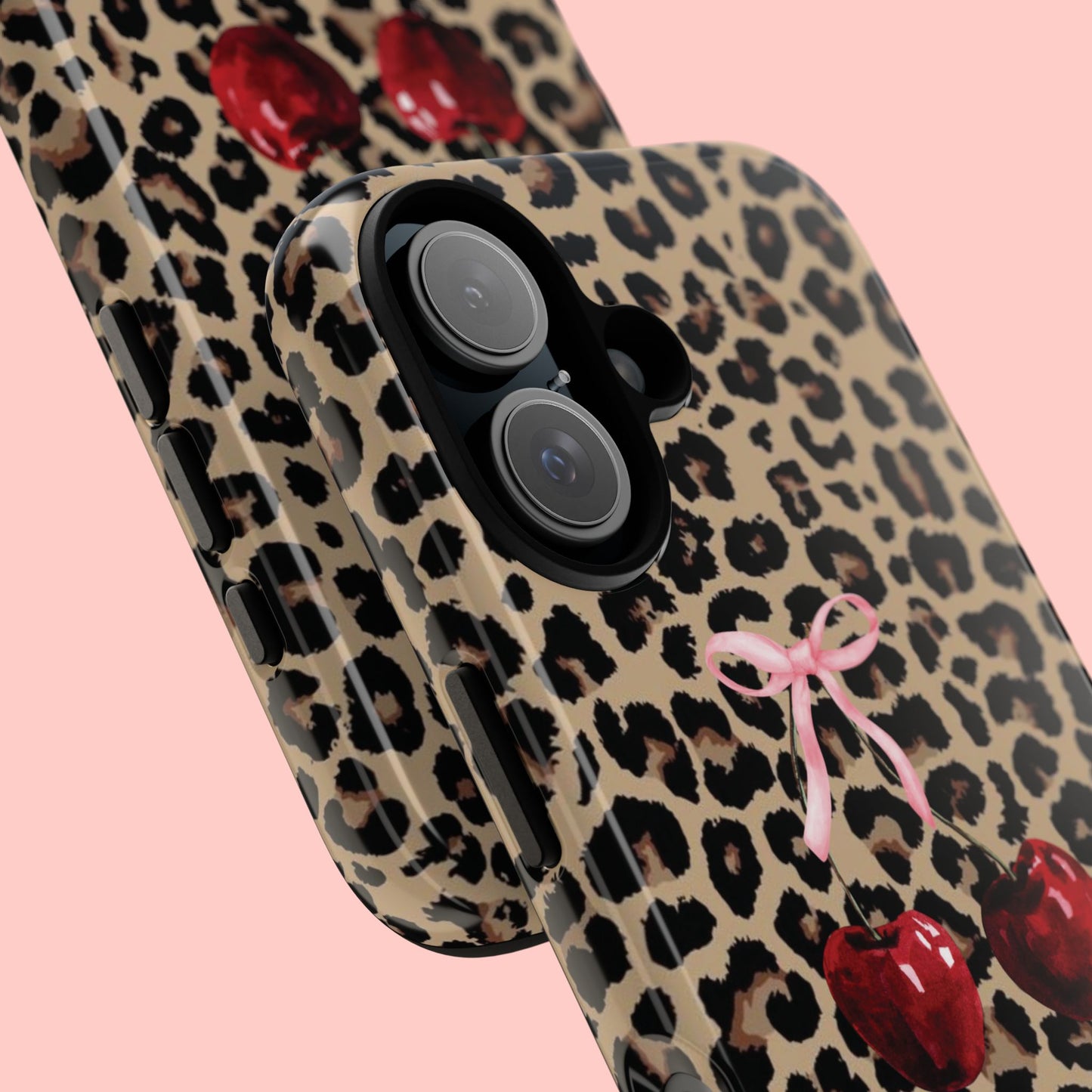 Phone Case: Bows and Cherries