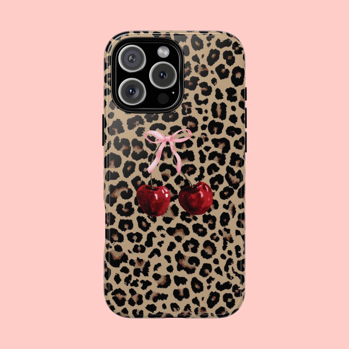 Phone Case: Bows and Cherries