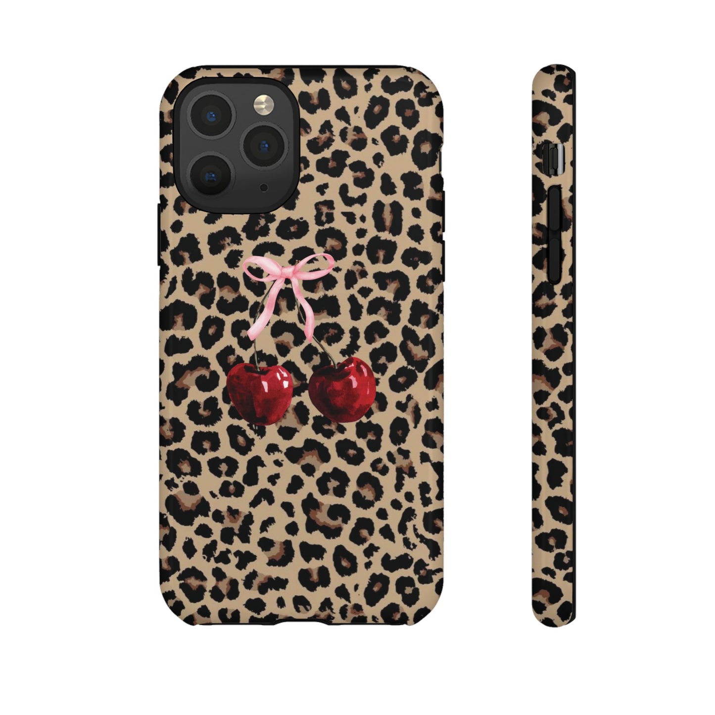 Phone Case: Bows and Cherries