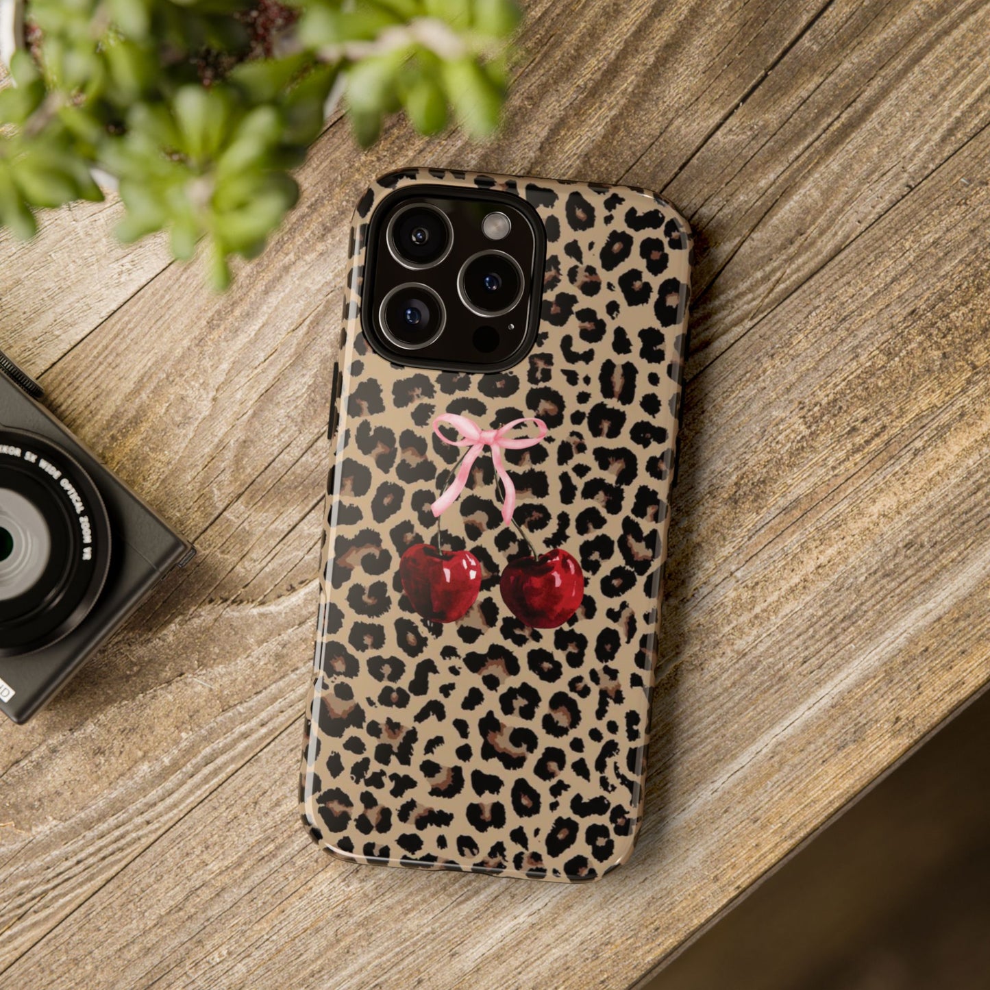 Phone Case: Bows and Cherries