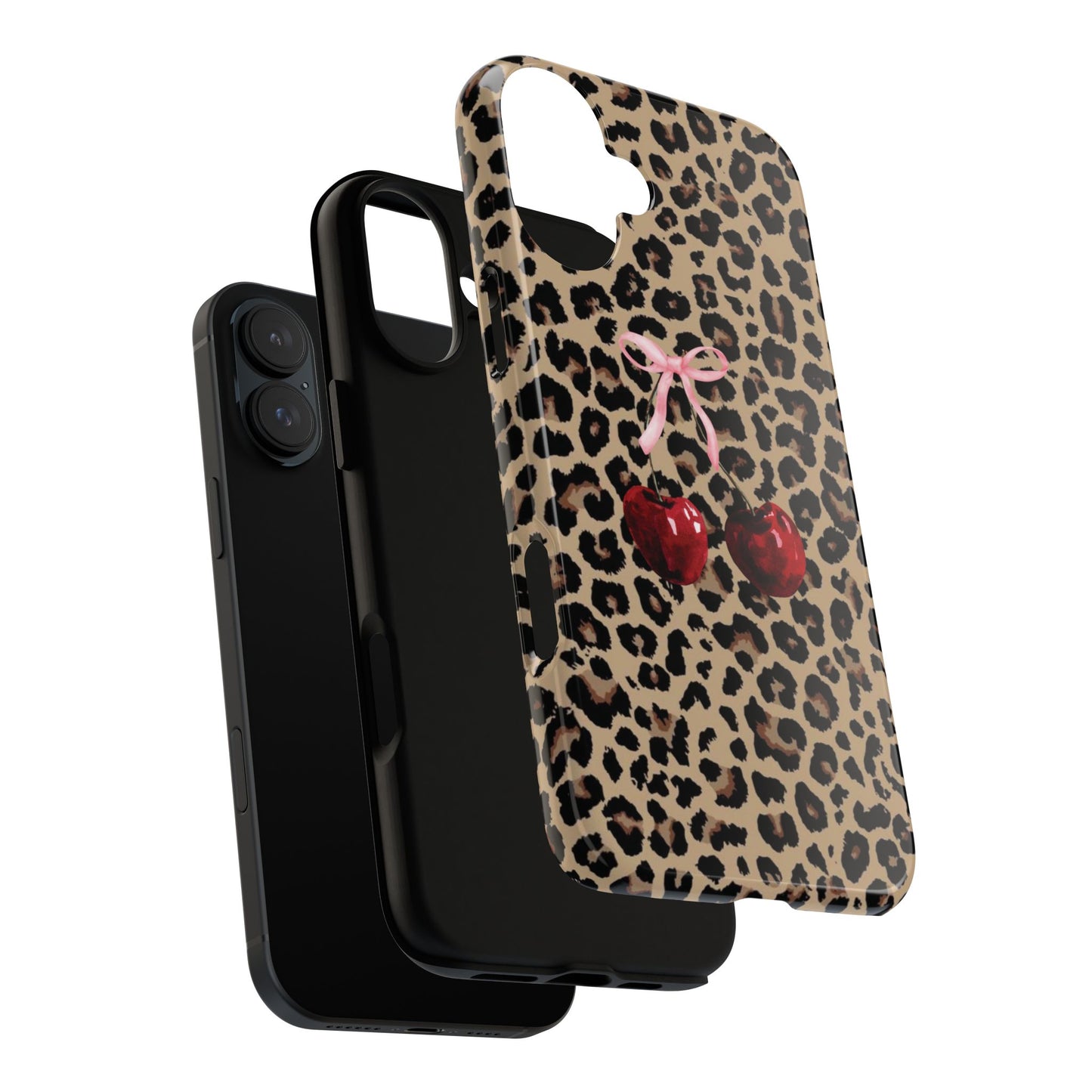 Phone Case: Bows and Cherries