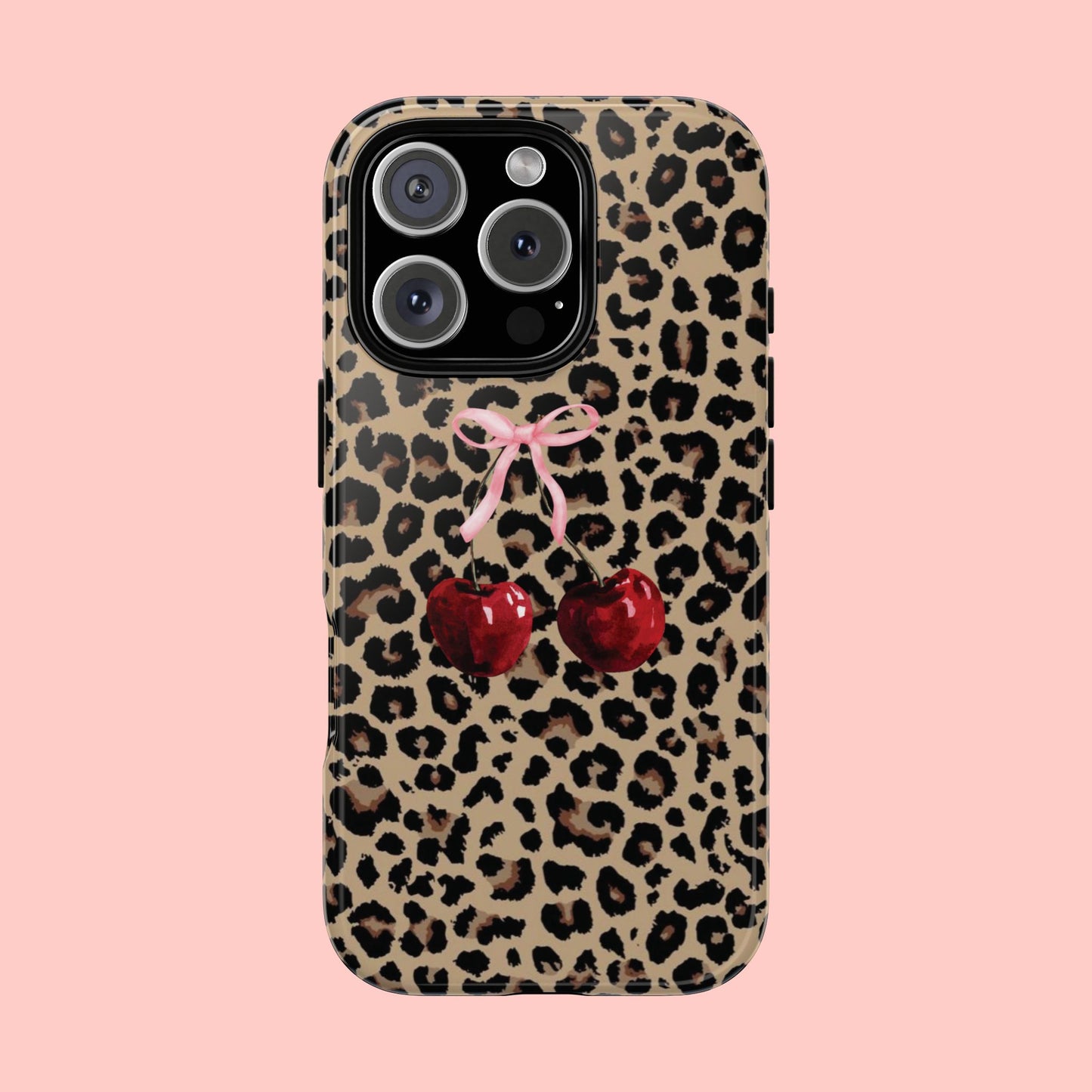 Phone Case: Bows and Cherries