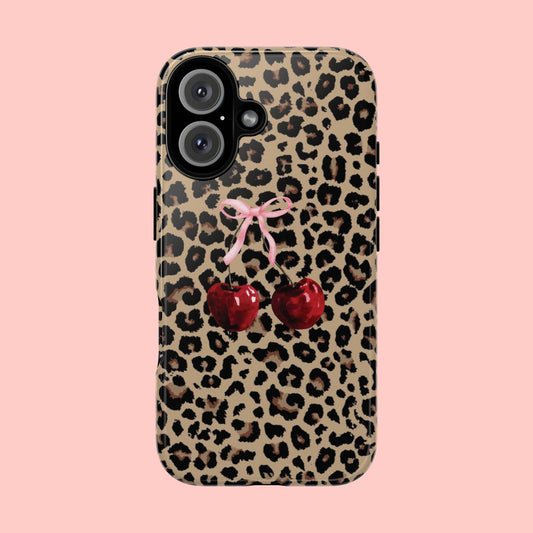 Phone Case: Bows and Cherries