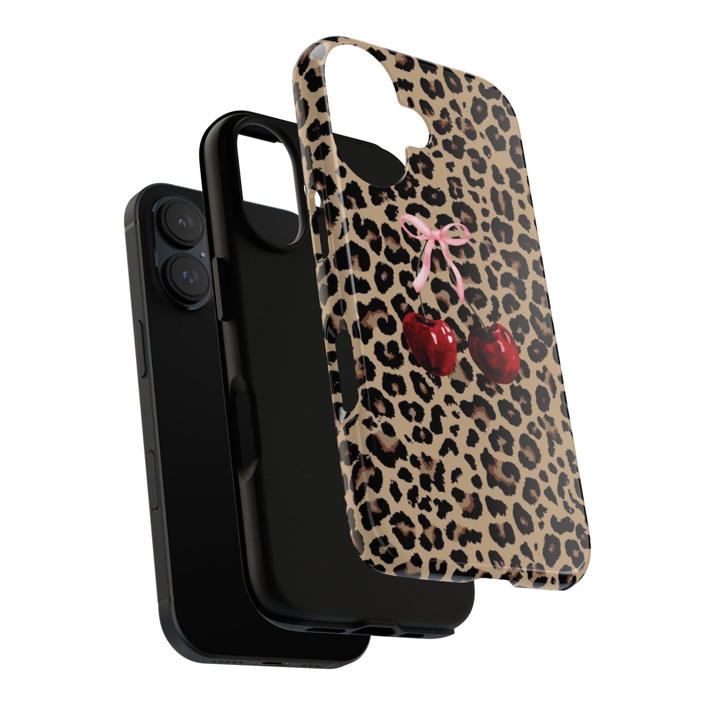 Phone Case: Bows and Cherries